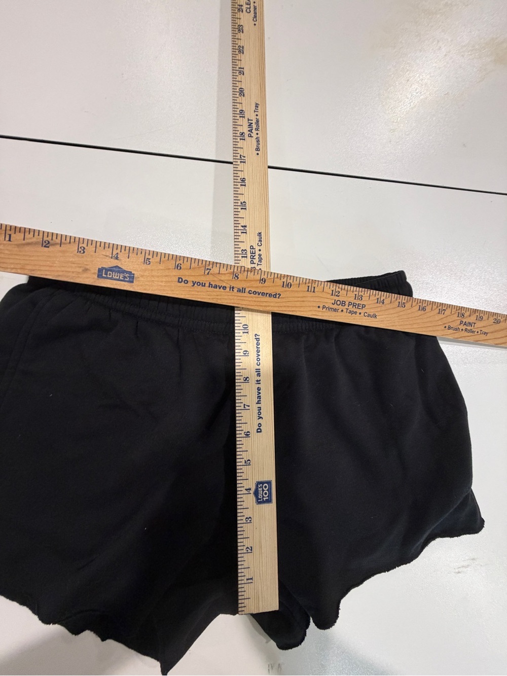 Divided Black Stretch Athletic Shorts